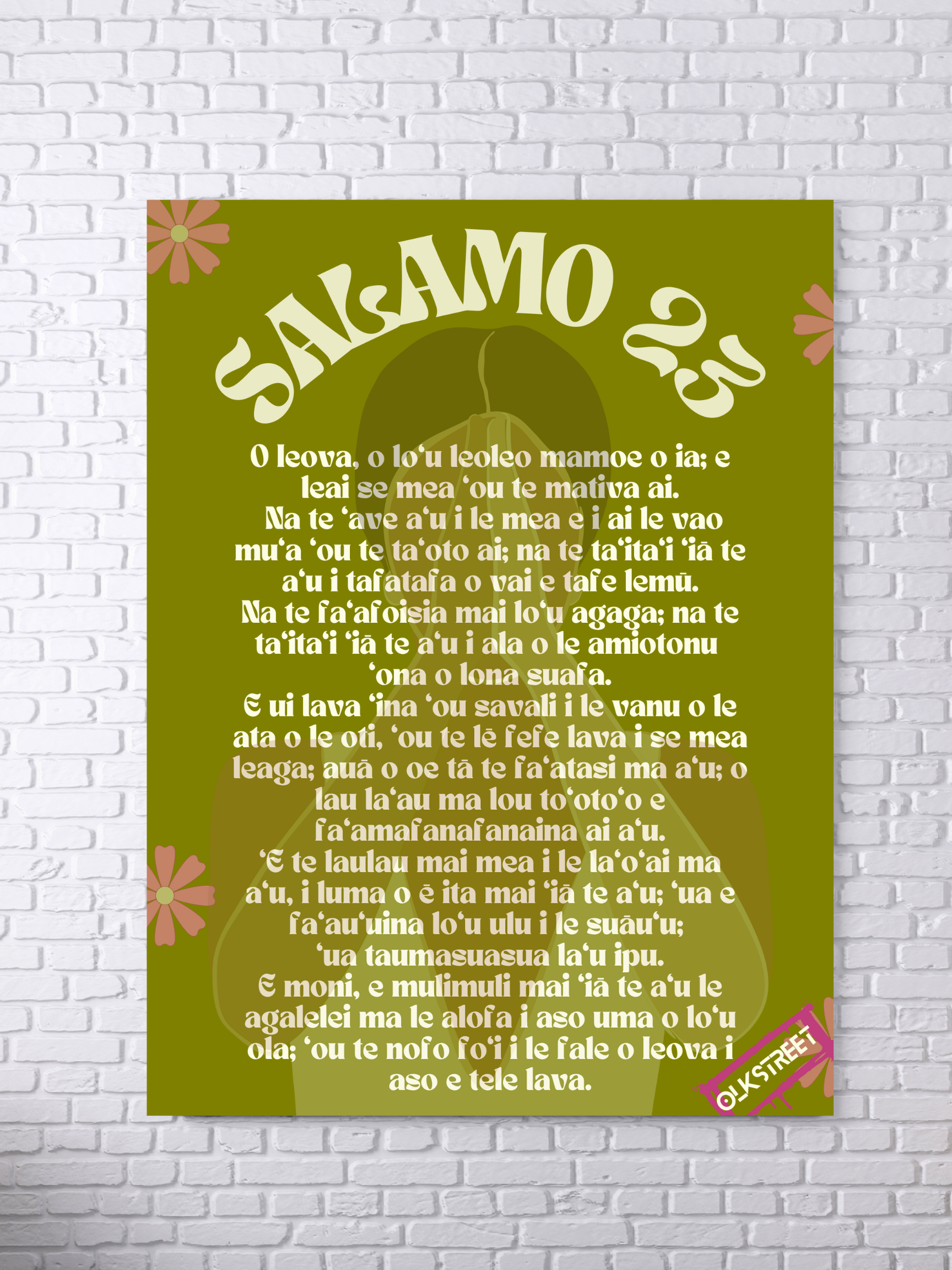 “Salamo 23” – Psalm 23 in Samoan