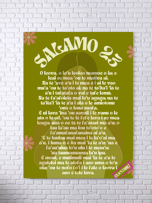 “Salamo 23” – Psalm 23 in Samoan